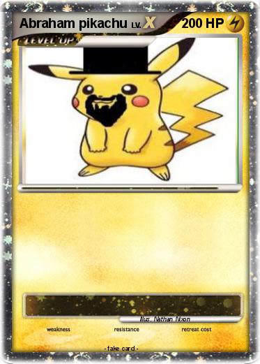 Pokemon Abraham pikachu
