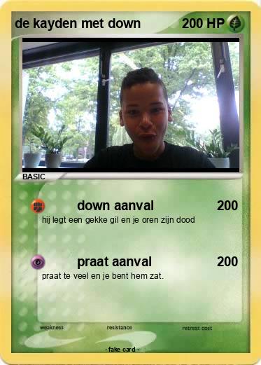 Pokemon de kayden met down