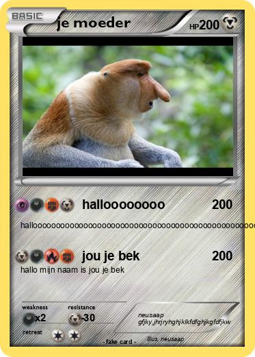 Pokemon je moeder