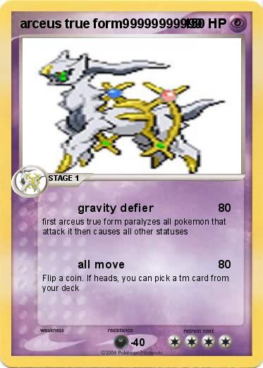 Pokemon arceus true form99999999999