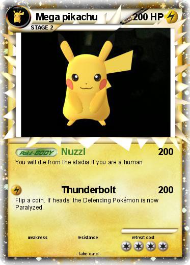 Pokemon Mega pikachu