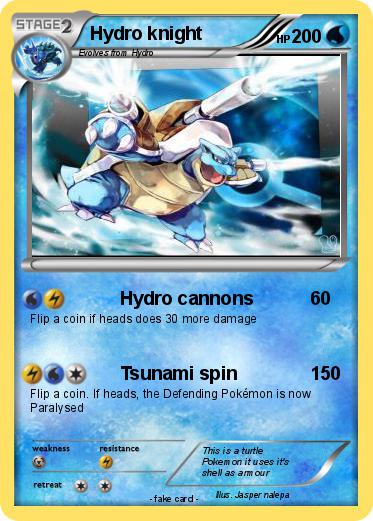 Pokemon Hydro knight