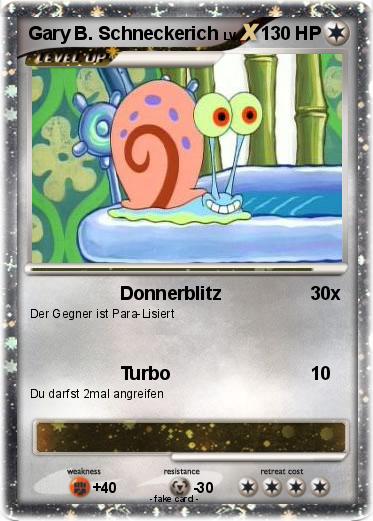 Pokemon Gary B. Schneckerich