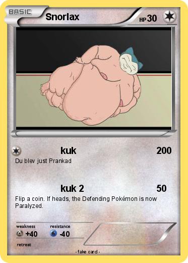 Pokemon Snorlax