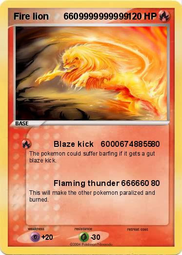 Pokemon Fire lion      6609999999999