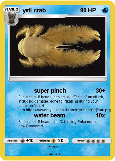 Pokemon yeti crab