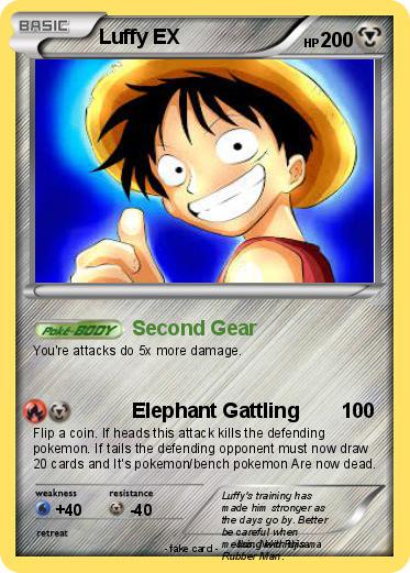 Pokemon Luffy EX