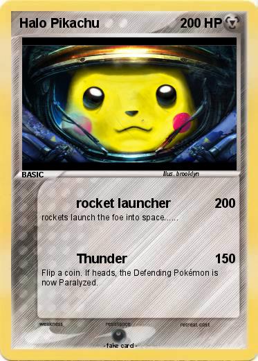 Pokemon Halo Pikachu