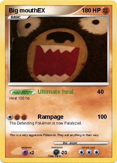 Pokemon Big mouthEX
