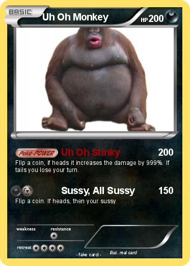 Pokemon Uh Oh Monkey