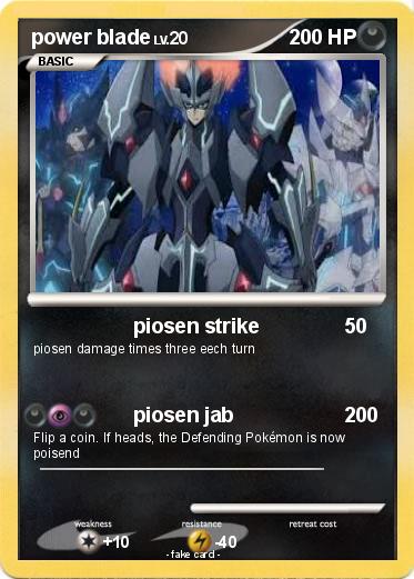 Pokemon power blade