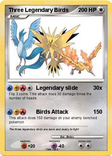 Pokemon Three Legendary Birds