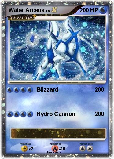 Pokemon Water Arceus