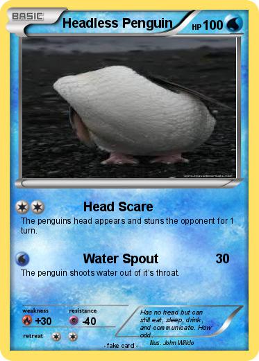 Pokemon Headless Penguin