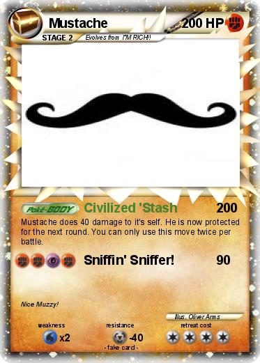 Pokemon Mustache