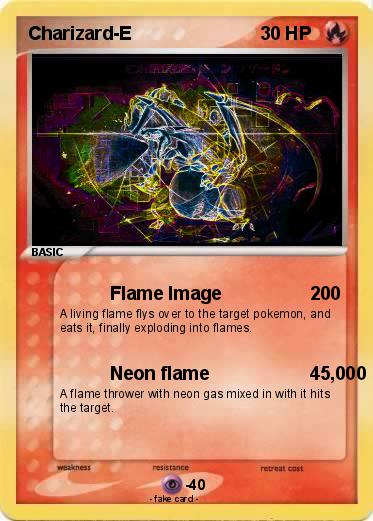 Pokemon Charizard-E