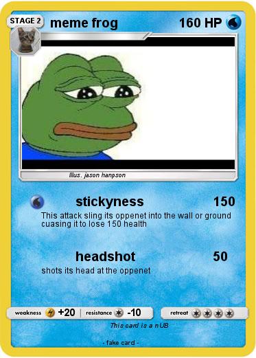 Pokemon meme frog