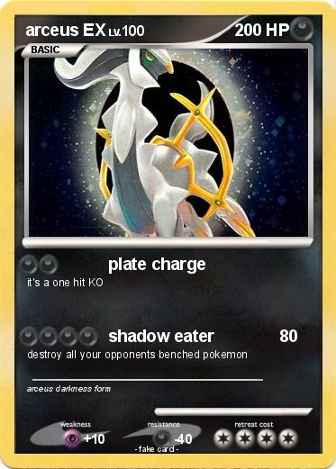 Pokemon arceus EX