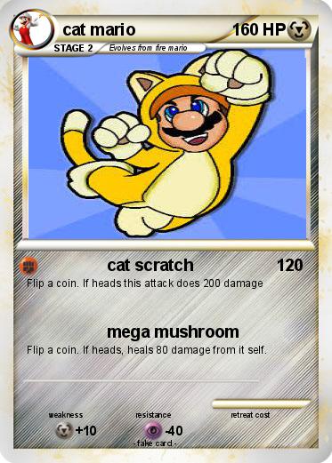 Pokemon cat mario