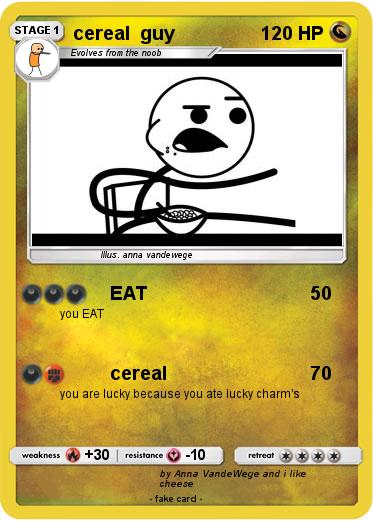 Pokemon cereal  guy
