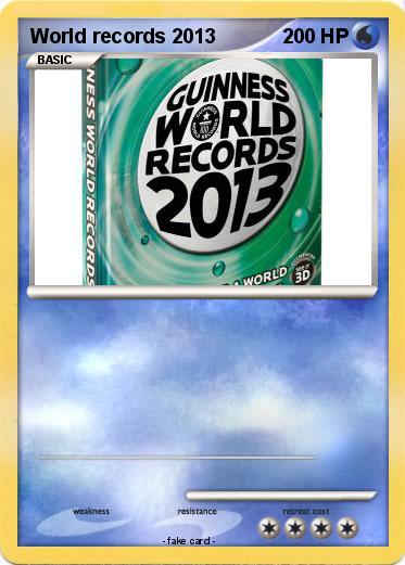 Pokemon World records 2013