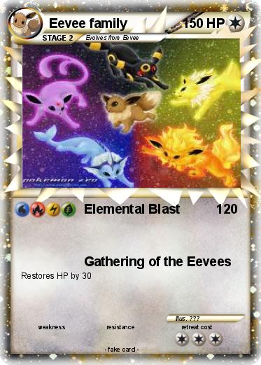 Pokemon Eevee family