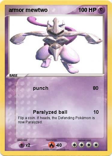 Pokemon armor mewtwo