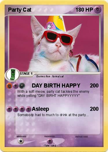 Pokemon Party Cat
