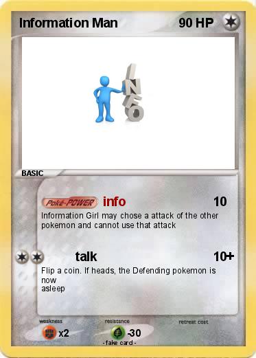 Pokemon Information Man