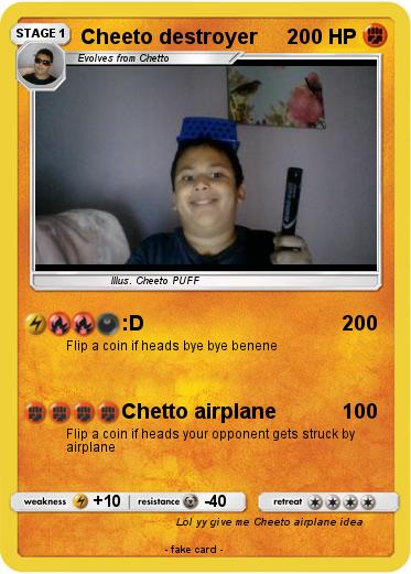 Pokemon Cheeto destroyer