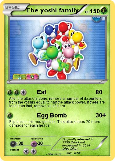 Pokemon The yoshi family