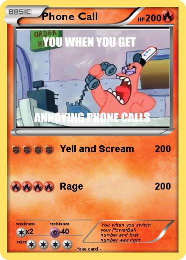 Pokemon Phone Call