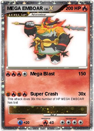 Pokemon MEGA EMBOAR