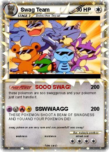Pokemon Swag Team