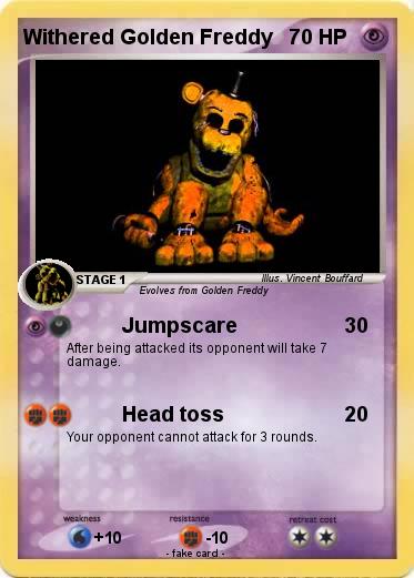 Pokemon Withered Golden Freddy