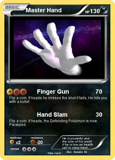 Pokemon Master Hand