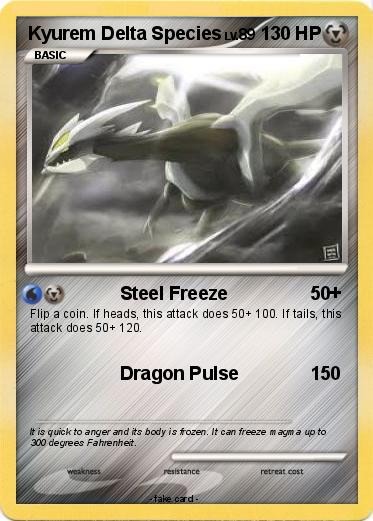 Pokemon Kyurem Delta Species