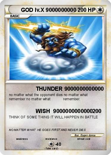 Pokemon GOD lv.X 9000000000