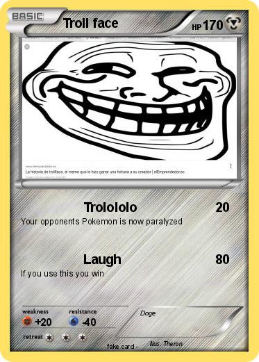 Pokemon Troll face
