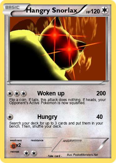 Pokemon Hangry Snorlax