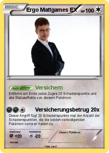 Pokemon Ergo Mattgames EX