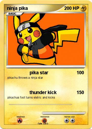 Pokemon ninja pika