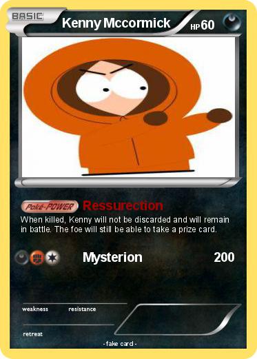 Pokemon Kenny Mccormick