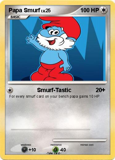 Pokemon Papa Smurf