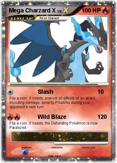 Pokemon Mega Charzard X