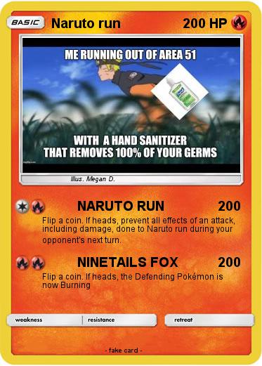 Pokemon Naruto run