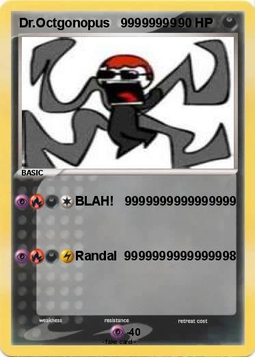 Pokemon Dr.Octgonopus   99999999