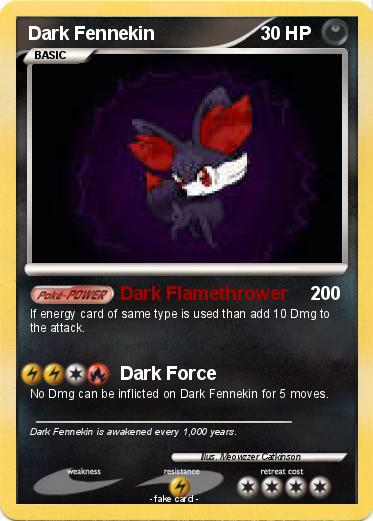 Pokemon Dark Fennekin