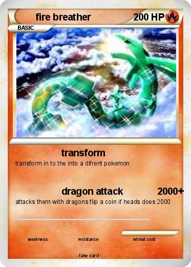 Pokemon fire breather