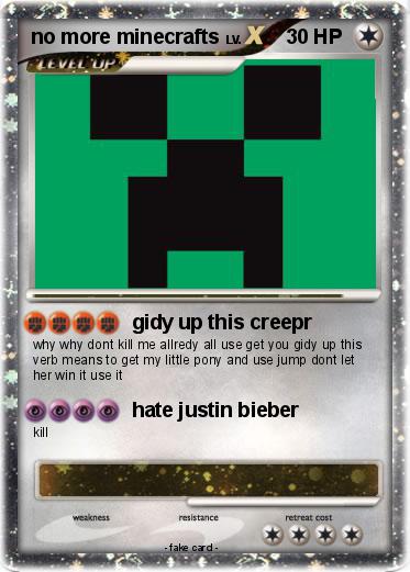 Pokemon no more minecrafts